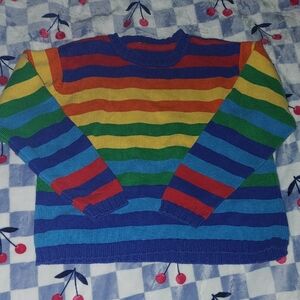 Multicolor Striped Women's Sweater